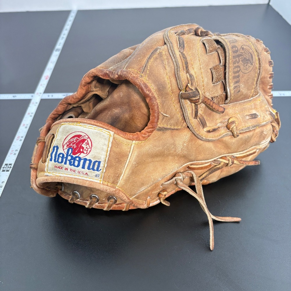 Nokona Mens Baseball Glove 12" Brown AMG-50W American Legend Series RHT USA